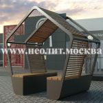 Садовые и парковые металлические беседки